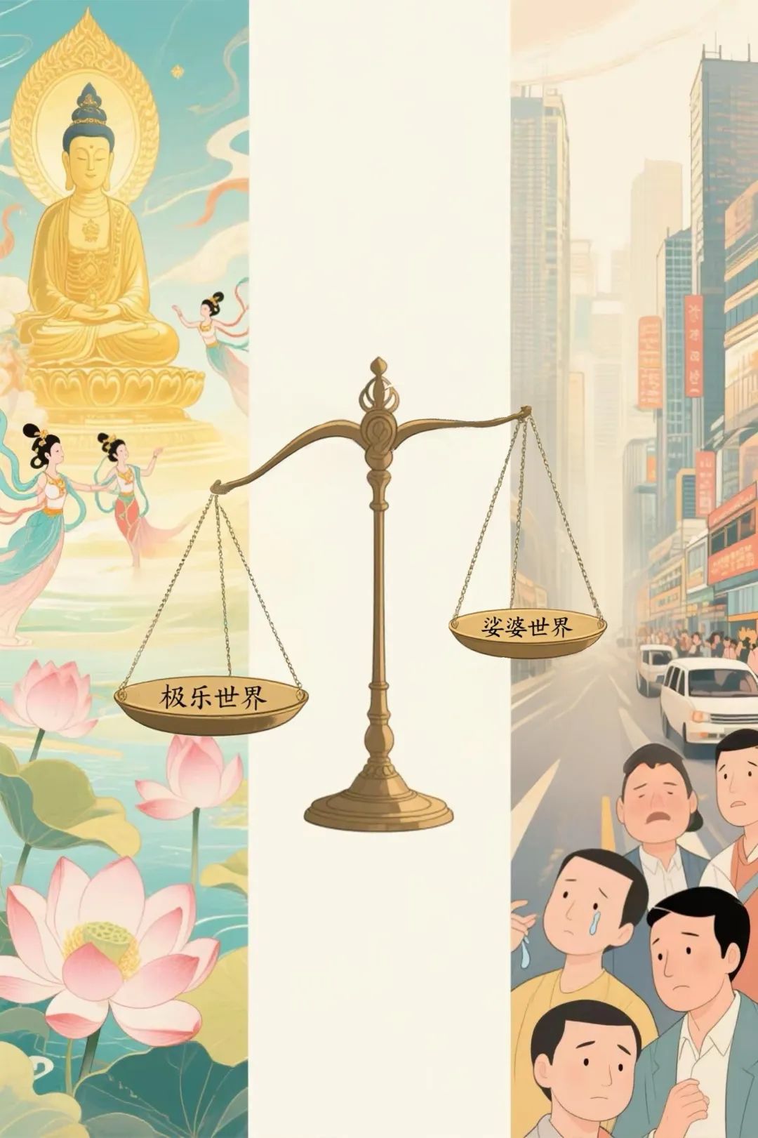 能否往生，看你心中杆秤傾向哪一端