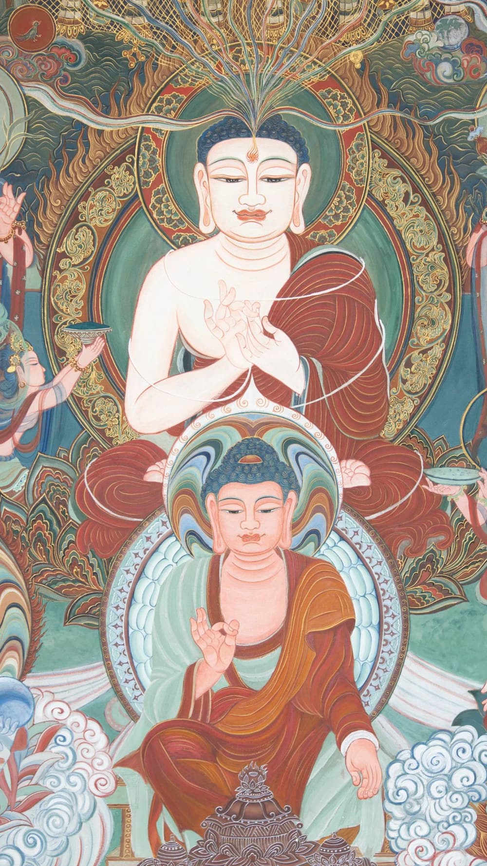 應當生起四種心來念佛