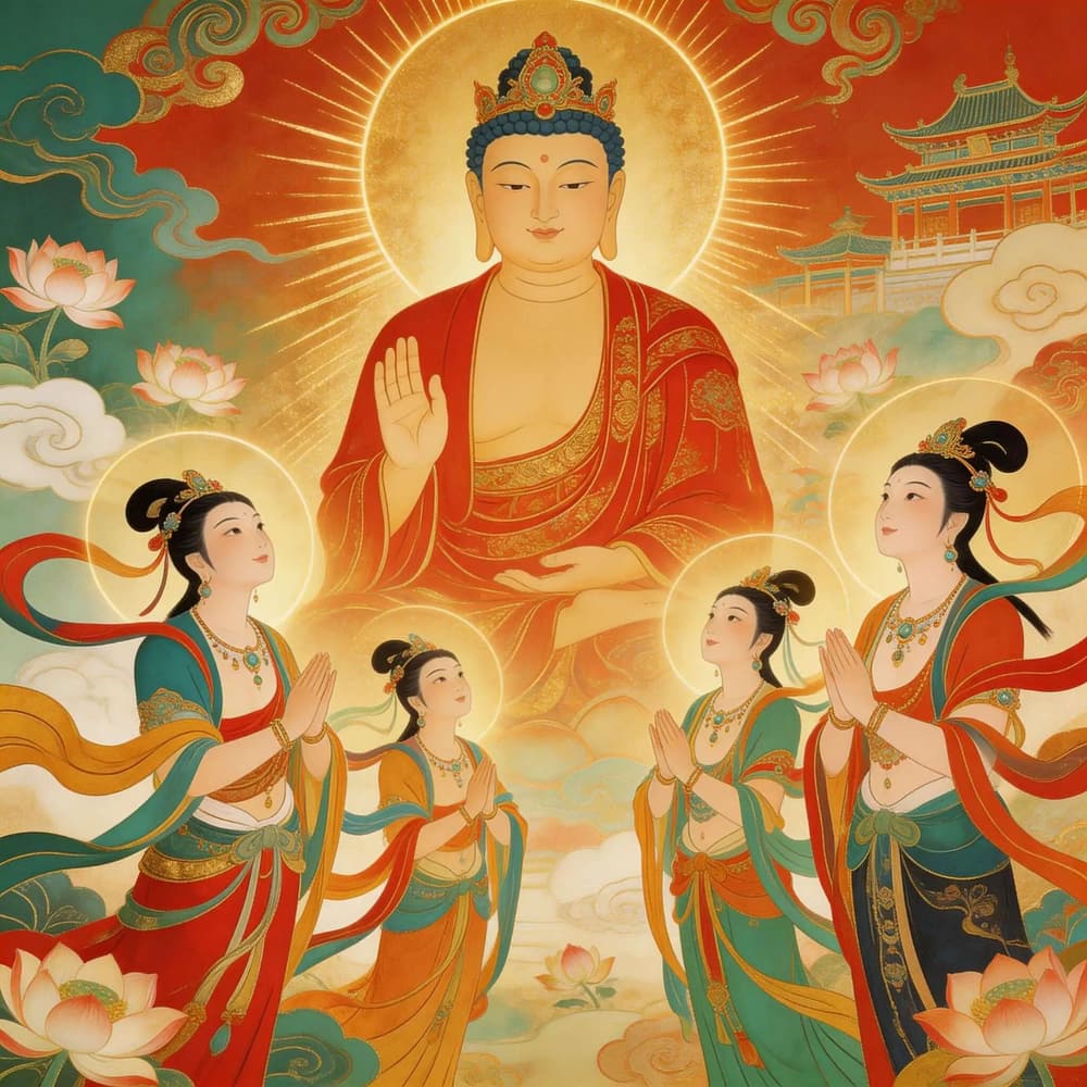 臨終一念，強作增上，決定去向